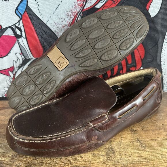 Size 9 M - Sperry Top-Sider 0238212 Navigator Venetian Driving Moc Loafers Men's - Picture 1 of 8